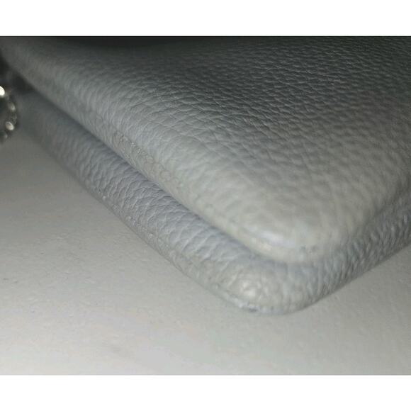 Coach Wristlet Wallet Double Zipper Light Blue 8x5 - Picture 4 of 11